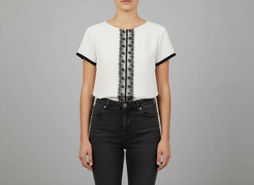 monnari bluzki wizytowe: Women's blouse, size S