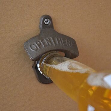 пэт бутылок: Винтажная чугунная ретро-открывалка для бутылок, настенная, подвесная