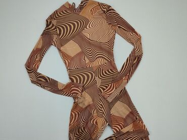 brązowa plisowane spódnice: Комбінезон жіночий, Prettylittlething, S, стан - Ідеальний