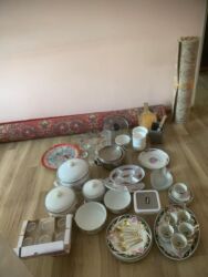 товар для дома: Всё для дома: ковёр, дорожка, посуда, смеситель. Цена за всё 5000 сом