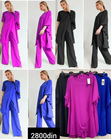svecane pantalone i bluze: One size, Jednobojni, bоја - Šareno