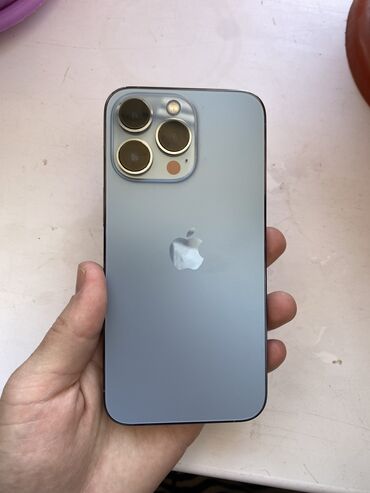 чехол на айфон 13 про бишкек: IPhone 13 Pro, Колдонулган, 256 ГБ, Көк, Заряддоочу түзүлүш, Каптама, Кабель, 85 %