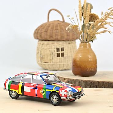 odece: Citroën GS 1972 “Flags” – 2nd Release – Die-Cast Norev 🚗✨ Norev — 1