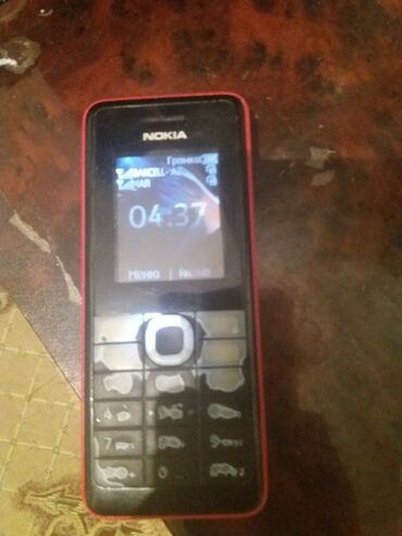 sony telefonları: Nokia 105 4G, < 2 GB Memory Capacity, rəng - Qırmızı, Düyməli