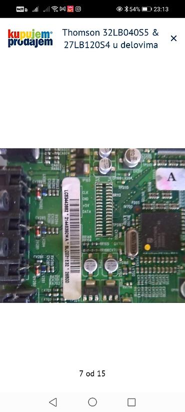 Aksesoari za TV i video: Thomson 32LB040S5 i 27LB120S4 – prodaja u delovima Dostupne — 8