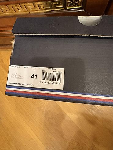 Кроссовки и спортивная обувь: Tommy Hilfiger kişi krossovkası - Model: low-top sneaker, bağlamalı - — 6
