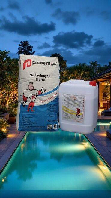 pol ucun taxta: Pormix su izolyasiya harcı su keçirməyən bir səth yaratmaq üçün
