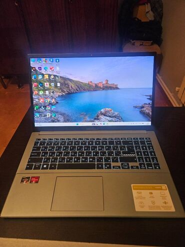 wifi module notebook: İşlənmiş ASUS Vivobook, 15.6 ", AMD Ryzen 7, 256 GB, Pulsuz çatdırılma