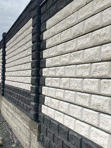 Заборы из пескоблока: Заборы из пескоблока — 4