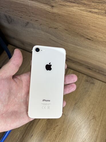 Apple iPhone: IPhone 8, Б/у, 64 ГБ, Белый, 100 %