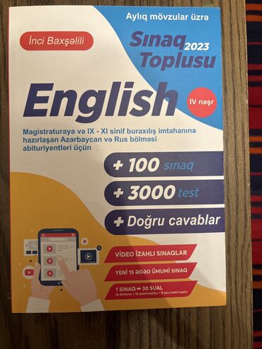 2 ci sinif sınaq testleri: İnci Baxşəlili sınaq toplusu 2023 -5 manat N.Nəcəf 5000 test sınaq