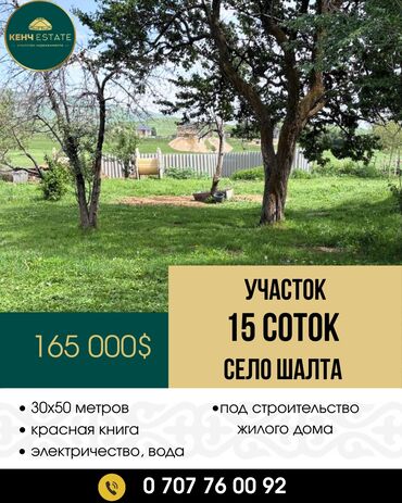 дом ыссык ата: 15 соток, Курулуш, Кызыл китеп