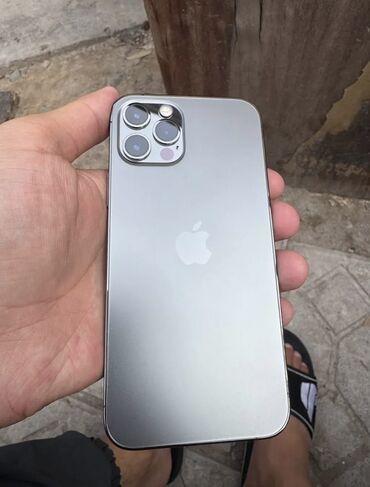 обменяю на: IPhone 12 Pro, Колдонулган, 128 ГБ, Күмүш, Заряддоочу түзүлүш, Коргоочу айнек, Каптама, 78 %
