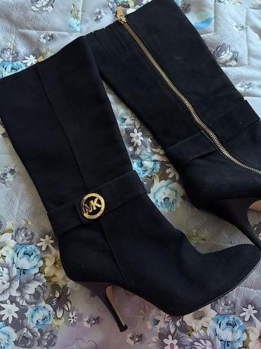 Сапоги: Оригинальные сапожки Michael Kors. Размер 38-39. Состояние отличное — 1
