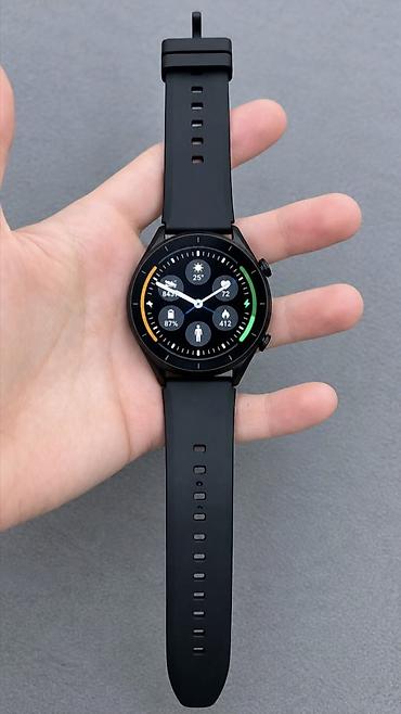 apple ipod touch: Xiaomi Watch S1 (Qara reng) + Yeni Zaryatka. Saat satılır, səliqəli — 2