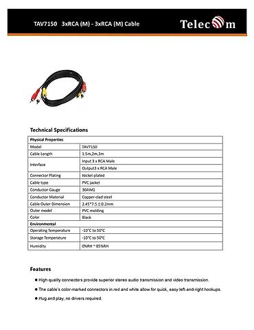 hdd update cable: AV кабель 3xRCA (тюльпан) — тюльпан, разъёмы папа-папа. Кабель новый — 4