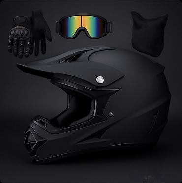 decatlon nis: Komplet za motocross/enduro – integralna kaciga sa opremom 60 cm - — 1