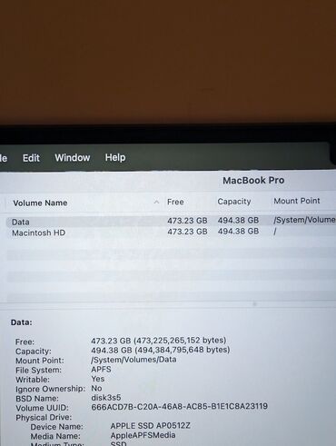 Ноутбуки: Ультрабук, Apple, 16 ГБ ОЗУ, Apple M3 Pro, 14 ", Б/у, Для несложных задач, память SSD — 6