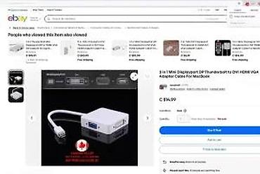 Druga oprema za računare i laptopove: Mini DisplayPort na HDMI/DVI/VGA adapter (3-u-1) Opis: - Ulaz: Mini — 16