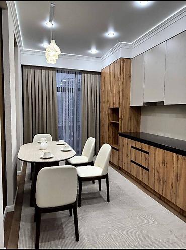 элит заус: 2 комнаты, 64 м², Асанбай мкр Элитка, 13 этаж, Дизайнерский ремонт — 3