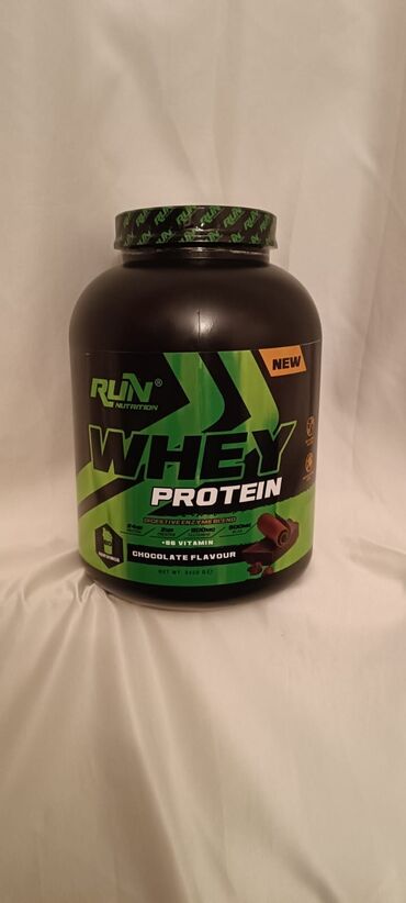 whey: Salam, whey protein 2.4 kilo. Marka Run Nutrition. Alan şəxsə 2-ci
