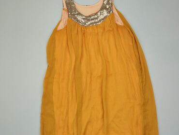 sukienki beżowa midi: Sukienka, S, stan - Dobry