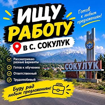работа бишкек разнарабочий: Ищу работу в с. Сокулук. О себе: - Рассматриваю разные варианты — 1