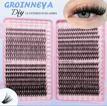 лазерная коррекция зрения: Набор накладных ресниц Groinneya DIY Clustered Eyelashes предназначен