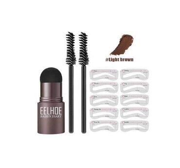 Šminka: Puder pečat za oblikovanje obrva gratis 10 šablona Cena: 1100din — 5