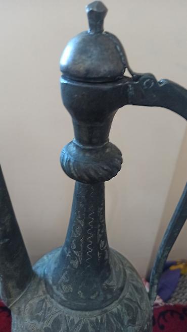 Heykəlciklər: Böyük ölçülü metal serving tray – klassik dizayn - Material: metal — 5
