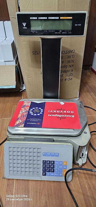Торговые весы с печатью этикеток DIGI SM-5100 - Форм‑фактор at lalafo.kg Торговые весы с печатью этикеток DIGI SM-5100 - Форм‑фактор
