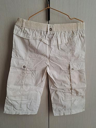 kisi batinkalari: Açıq krem rəngli 11-12 yaşa şort-kargo (İspaniya) boy 150/65 sm - — 2
