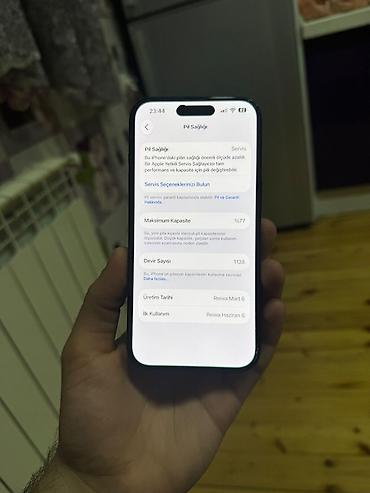 iphone 15 2 el: IPhone 15, 128 GB, Qara, Face ID — 3