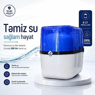 su filteri: Waterboss-X - Pompasız 249 azn (5 mərhələ 8 litr çən) Waterboss X — 1