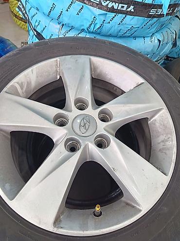 işləmiş təkər: İşlənmiş Disk təkər Hyundai 205 / 60 / R 16, 5 Boltlu — 1