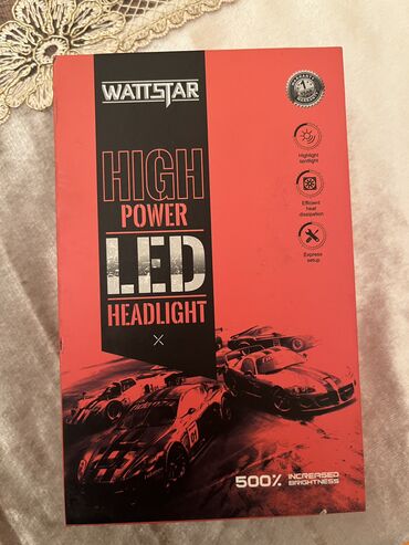 led isiq qiymeti: Orijinal WATTSTAR H7 Led. Təptəzə. Qutudan Çıxmayıb Heç. Anlayışı