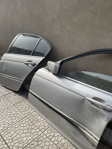 bmw 5 серия: Комплект дверей BMW 2001 г., Б/у, цвет - Серый,Оригинал