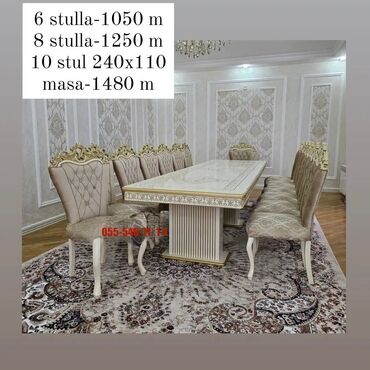 Divanlar: Qonaq otağı üçün, Yeni, 6 stul lalafo.az -da Divanlar: Qonaq otağı üçün, Yeni, 6 stul