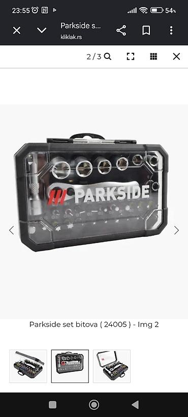 set nasadnih ključeva parkside: Parkside set bitova i nasadnih ključeva u kompaktnom koferu - — 1