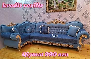 mavi divan: Künc divan, Yeni, Açılmayan, Bazasız, Parça, Şəhərdaxili pulsuz çatdırılma — 1