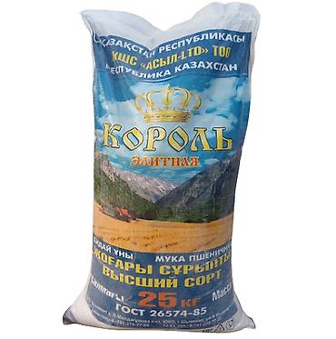 макфа мука: Король уну. Жогрку сорт 50кг
Мука Король Высший сорт. 50кг — 2