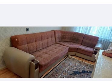 Masa və oturacaq dəstləri: Künc divan, İşlənmiş, Açılan, Bazalı