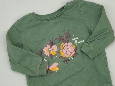 sweterek kwiaty: Sweatshirt, So cute, 2-3 years, 92-98 cm, condition - Good