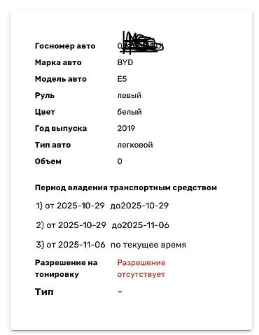 BYD: BYD E5: 2019 г., Автомат, Электромобиль — 2