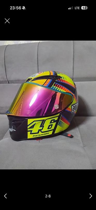 Спорт и отдых: Шлем интеграл AGV, дизайн Valentino Rossi (46) от Drudi Performance — 2