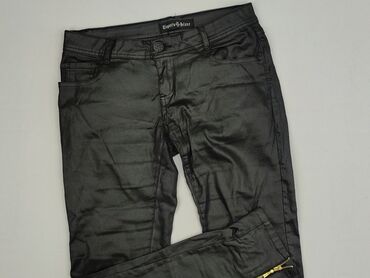 spodnie hello kotty: Material trousers for women, size L (EU 40)