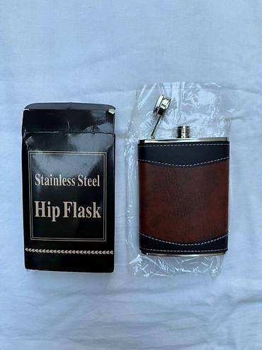 Məhsul: Stainless Steel Hip Flask - Material: Paslanməz polad gövdə -
