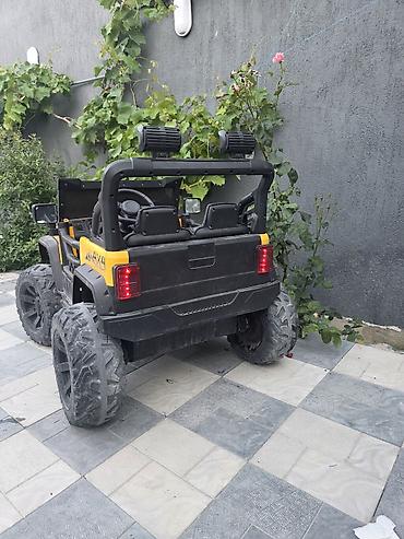 kvadrasikl turbo az: Uşaq üçün elektrikli off-road maşın - Korpus: sarı-qara rəngli, SUV — 3
