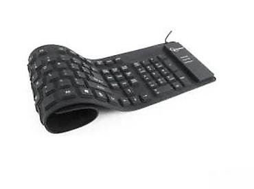 Tastature: Savitljiva silikon tastatura – vodootporna i prenosiva - Materijal — 14