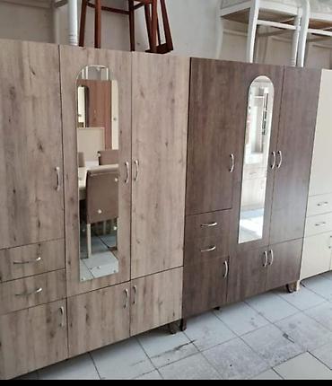 Paltar dolabları, qarderoblar: 3 qapılı paltar dolabı - Material: laminat - Ölçü: 2 m × 45 sm × 1.20 — 19